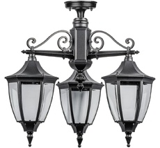 Потолочный светильник уличный IP44 Oasis Light 91570A/3 Bl_OL