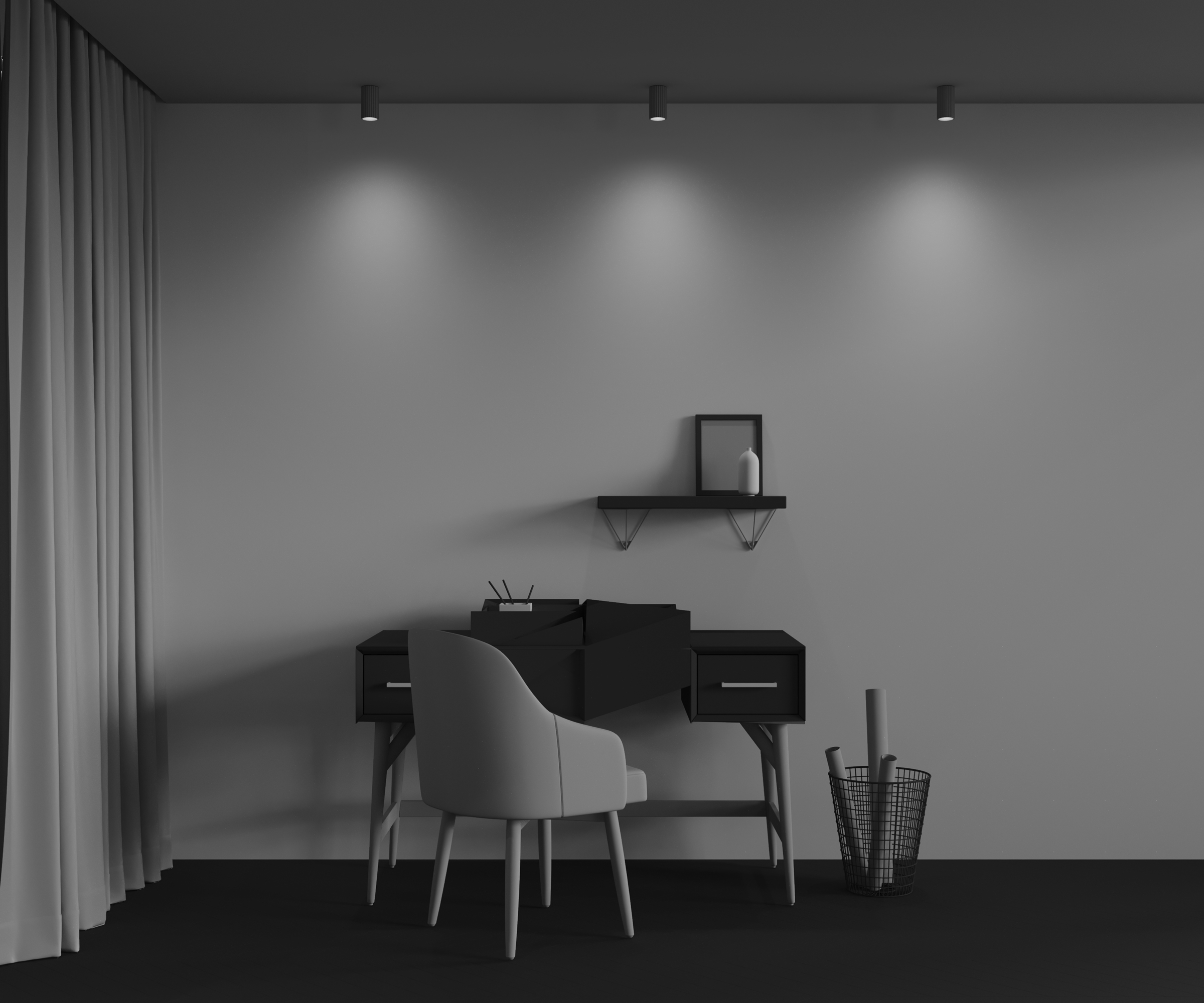 Накладной светильник Maytoni Calipso C106CL-01-GU10-BS_MY