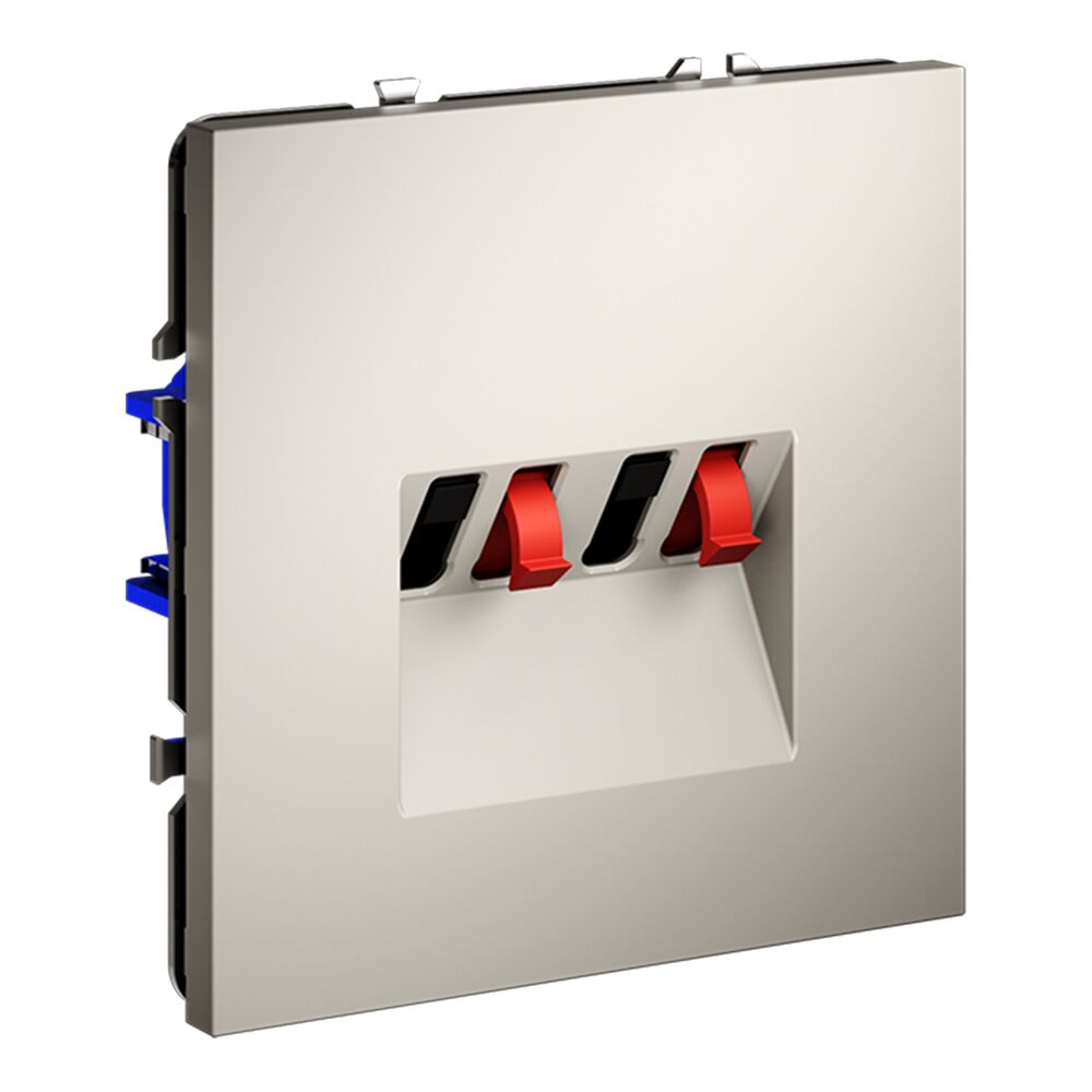 Розетка акустическая встраиваемая VOLTUM S70 4-местная VLS060303