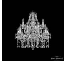 Хрустальная люстра Bohemia Ivele Crystal 1413/10+5/200/2d Ni_BI