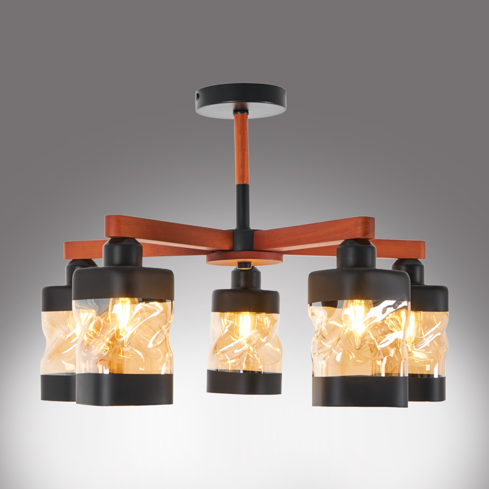 Потолочная люстра на штанге MyFar Olivia MR1823-5C