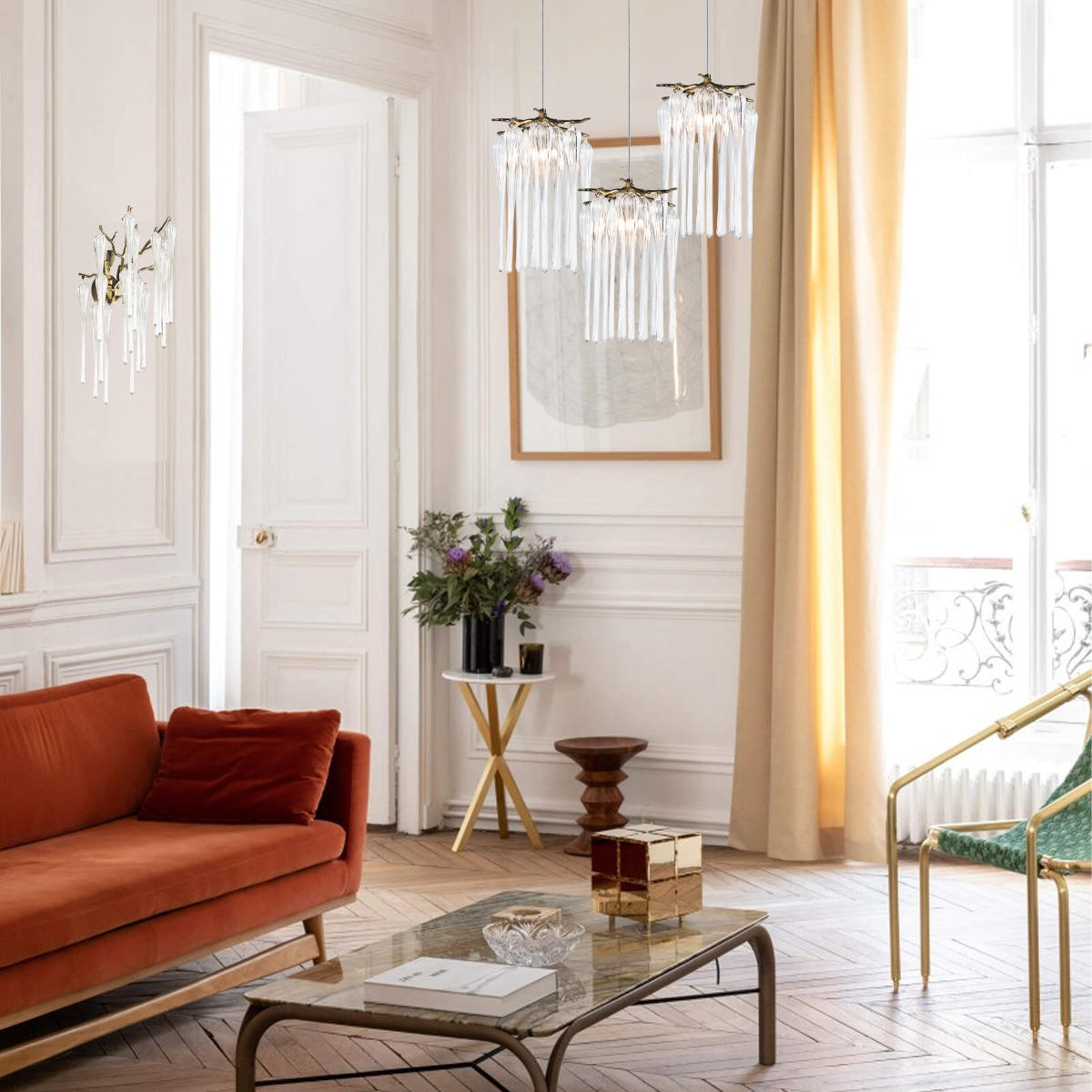 Настенный светильник LOFT IT Waterfall 10350/2W AB_LF