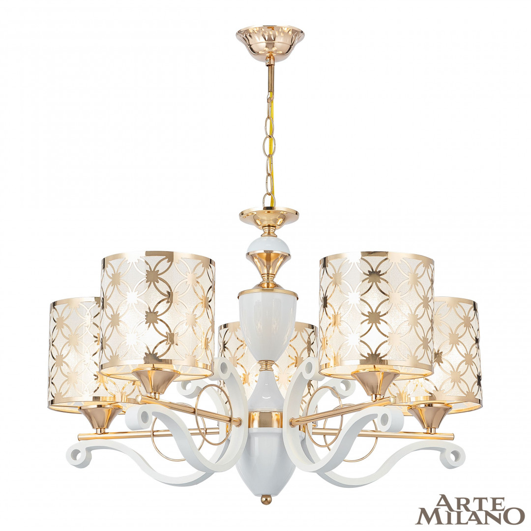 

Подвесная люстра Arte Milano Florentina 303097/5 Wh/Gd, 303097/5 Wh/Gd
