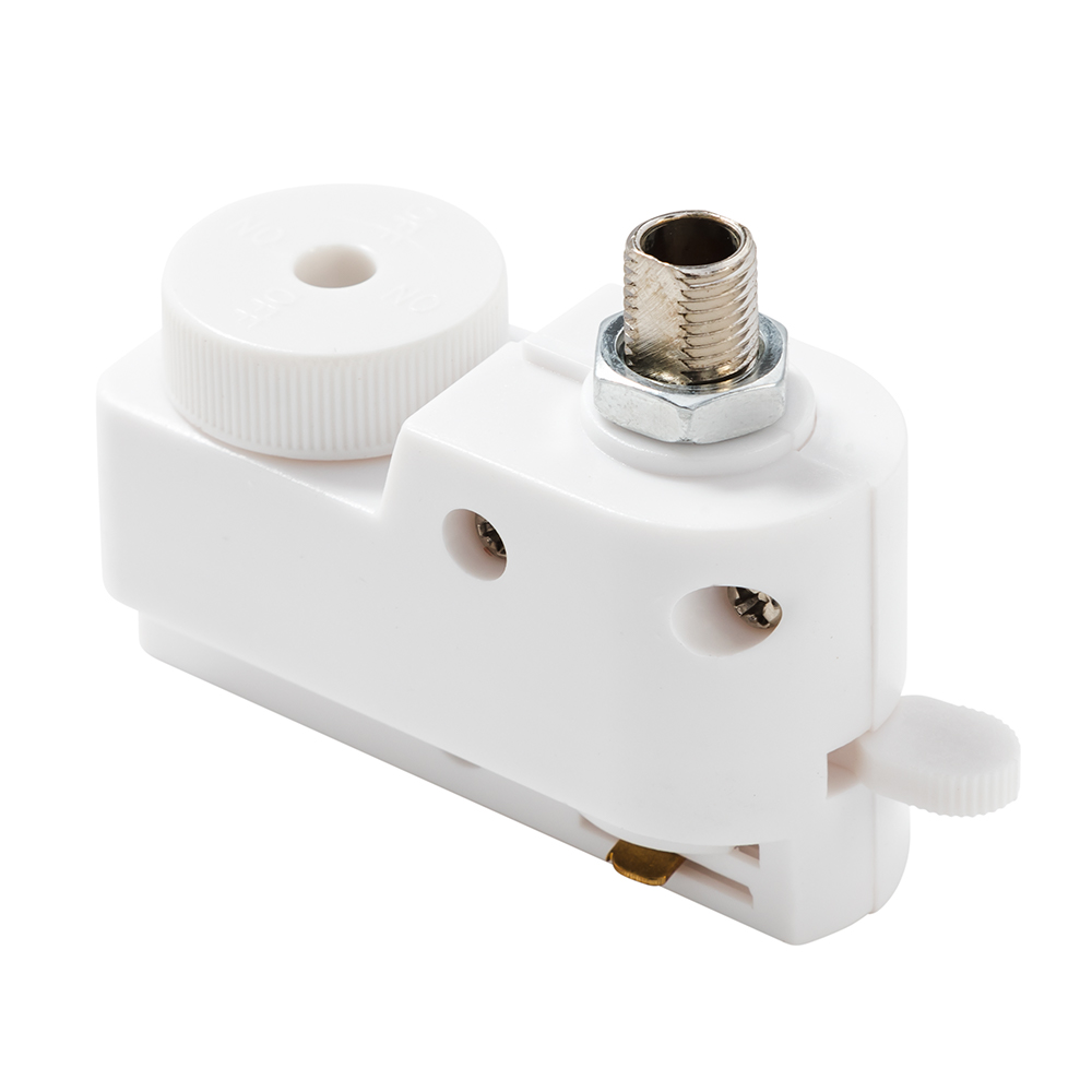 Адаптер для однофазного шинопровода Crystallux CLT 0.212 01 WH_CR