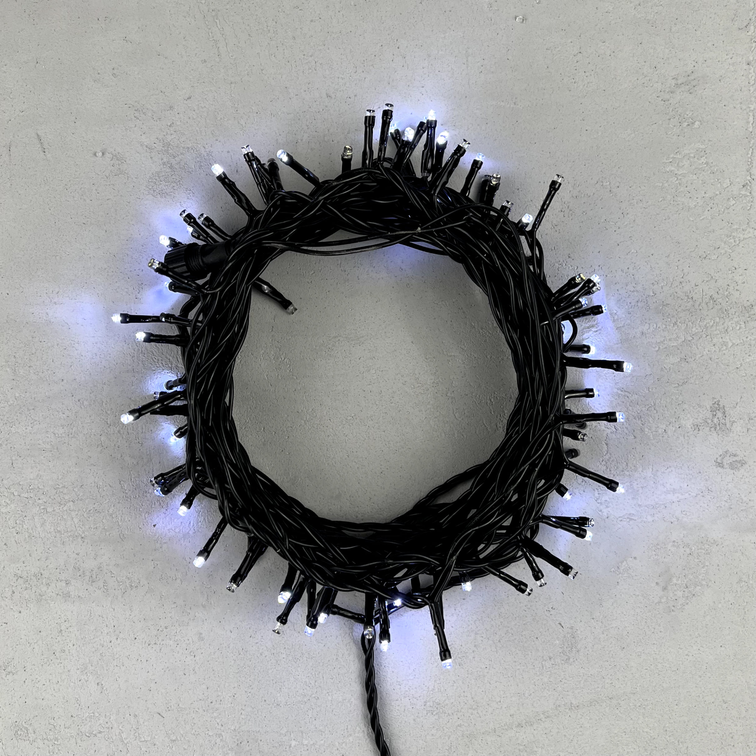 Гирлянда LTC Нить 10м Белая с Мерцанием Каждого Диода 24В, 100 LED PST100ABL-11-1W