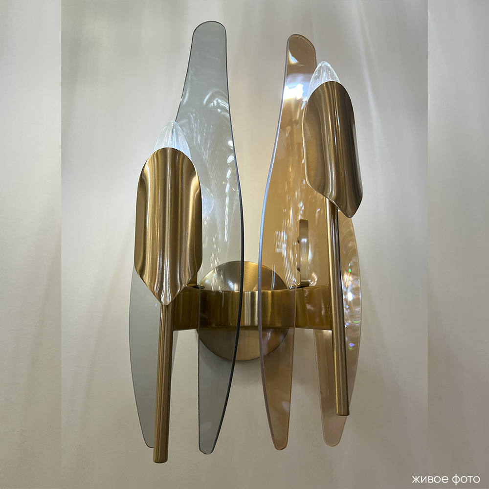 Бра Crystallux CASA CASA AP2 BRASS_CR