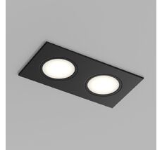 Влагозащищенный встраиваемый светильник Denkirs PORT DK3112-BK