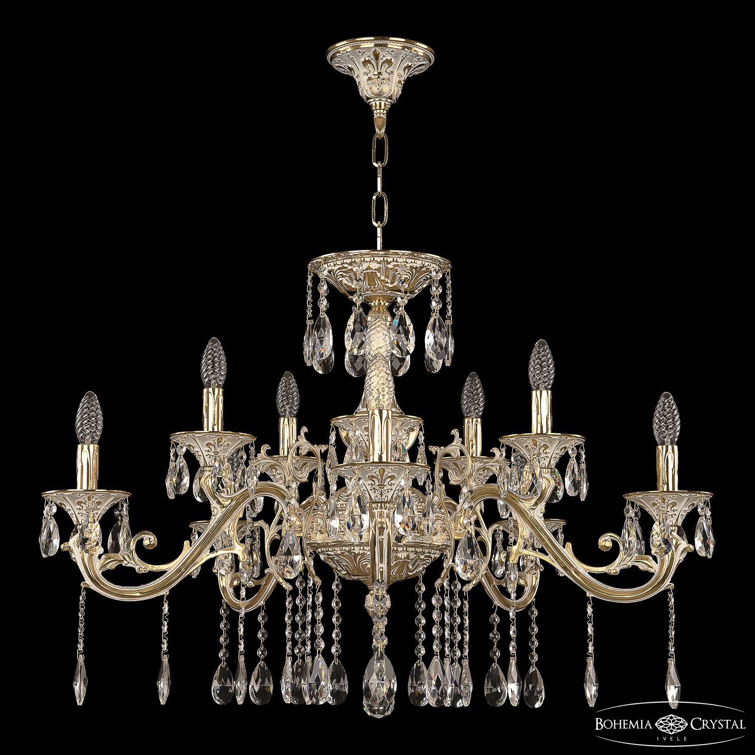 

Хрустальная люстра Bohemia Ivele Crystal 70123/10/320 A GW U2, 70123/10/320 A GW U2