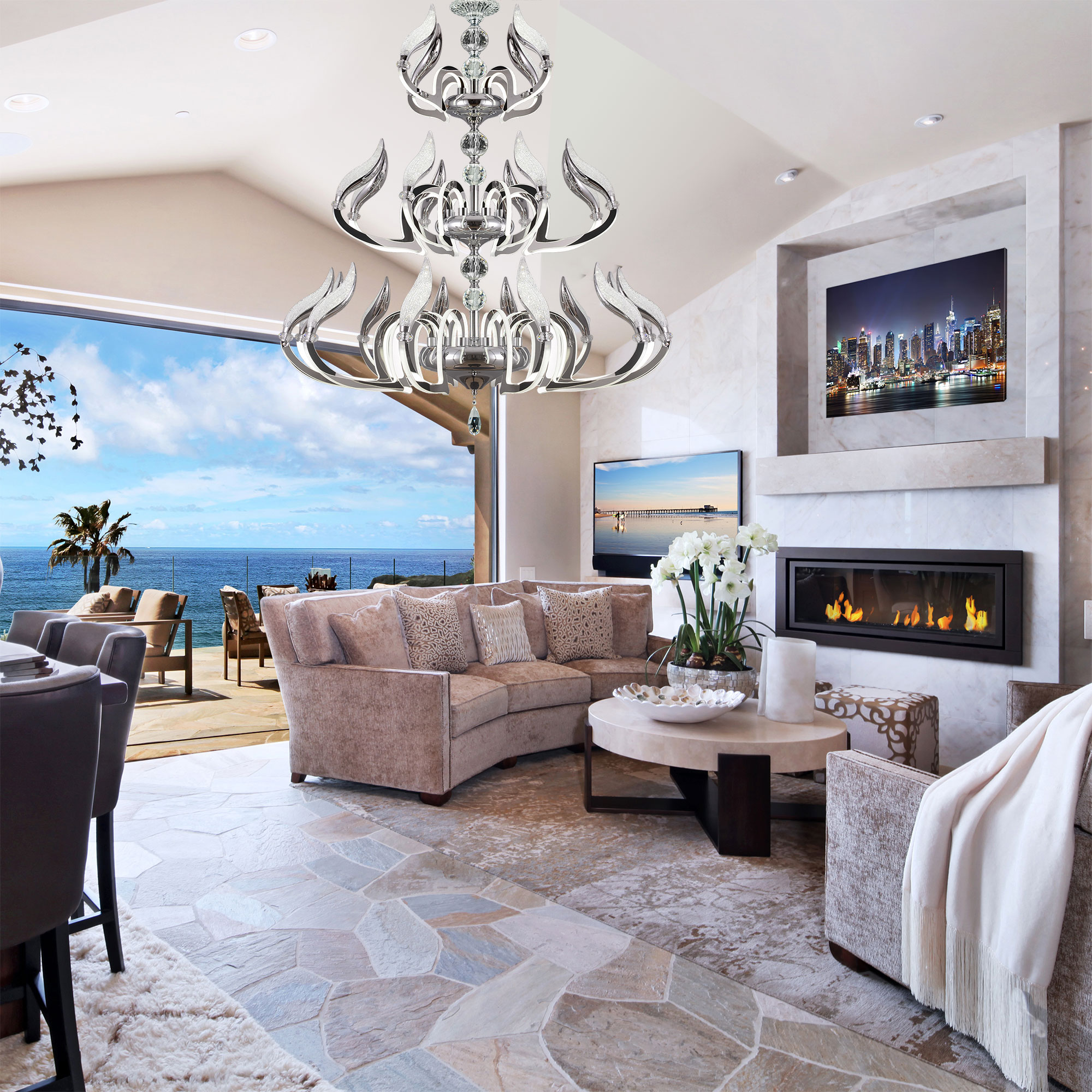 Подвесная люстра Eletto Diva EL339P24