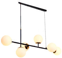 Подвесная люстра ILamp GOLDEN 9136P/6 BK-WH_IP