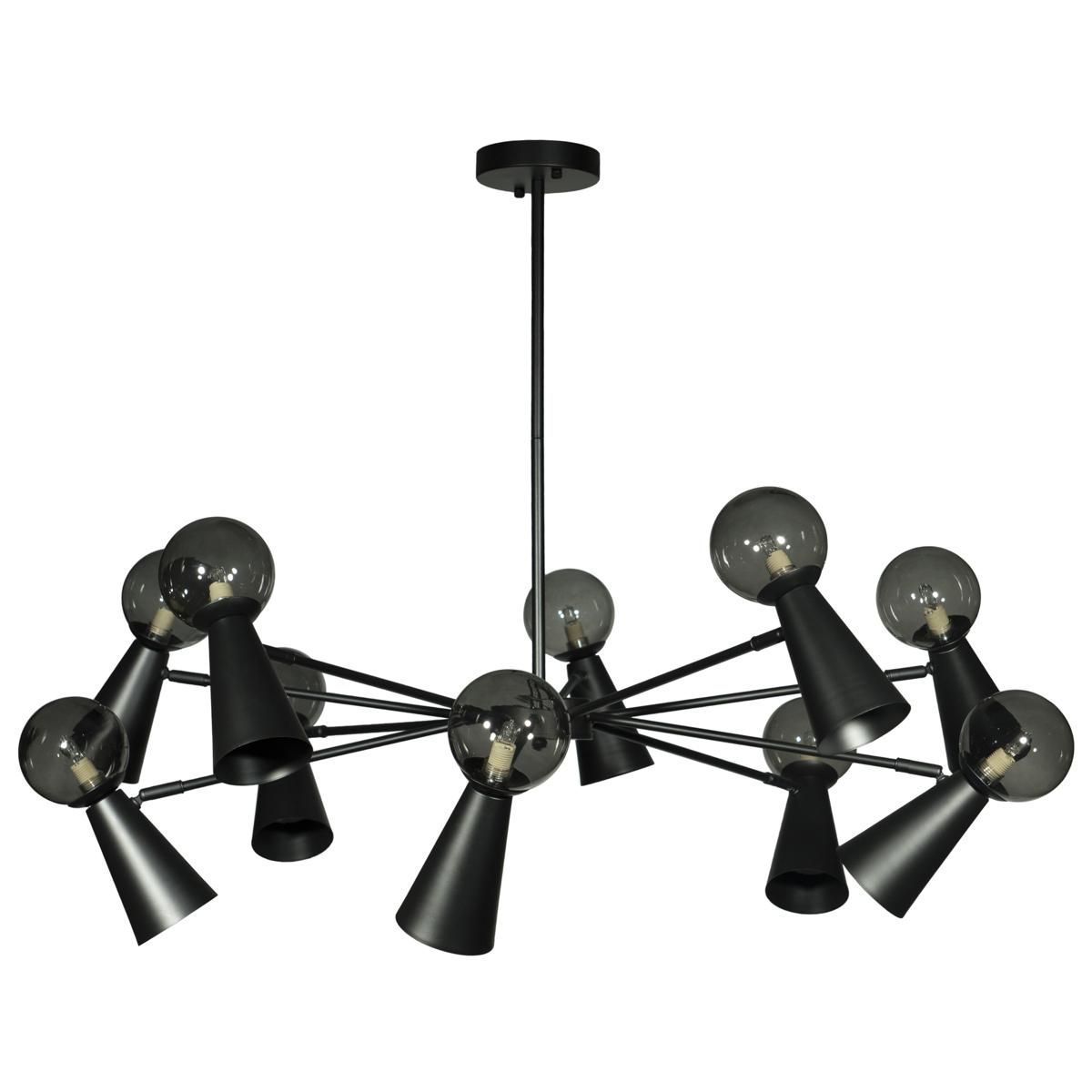 Подвесная люстра Loft IT Halley 10046/10 Black_LF