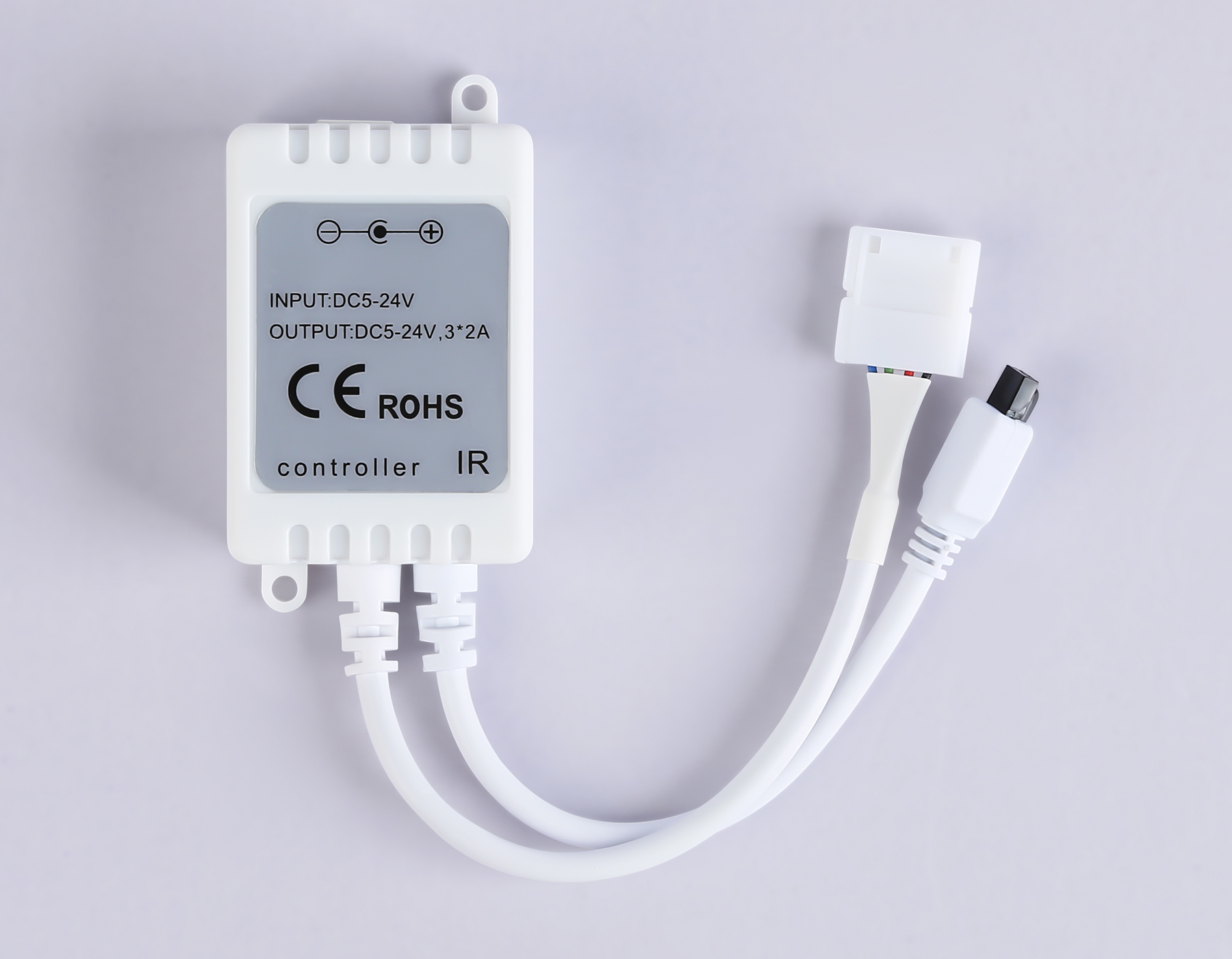 Контроллер для светодиодных лент RGB с инфракрасным пультом 6A 12V 72W/ 24V 144W GS11201 Ambrella Light GS GS11201_AMB