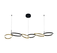 Подвесной светильник Anello  V000215L (14034/C/6P Black) Indigo V000215L