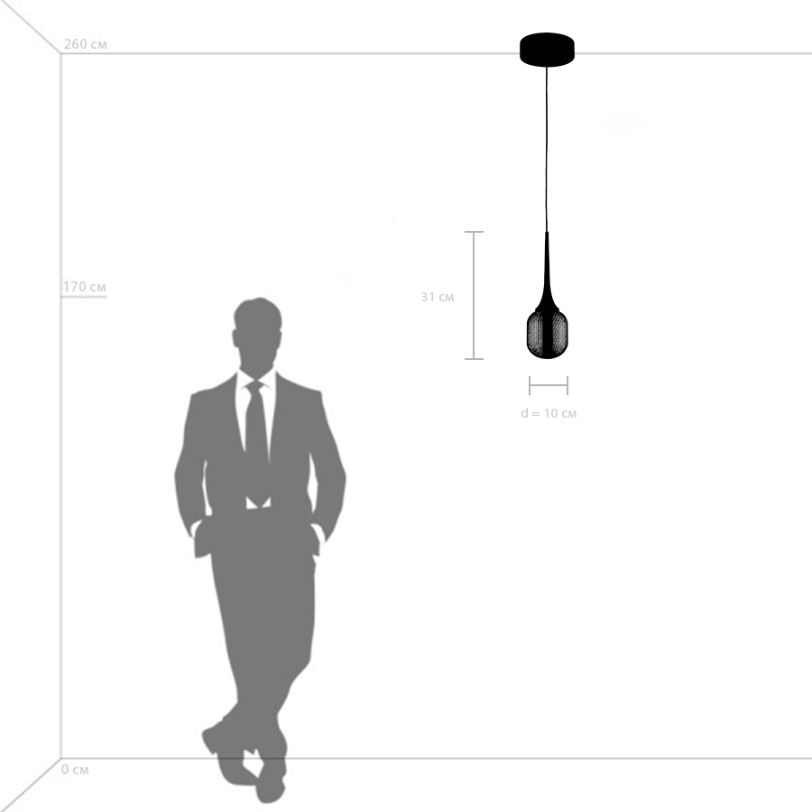 Подвесной светильник Lightstar Acrile 738011_LS