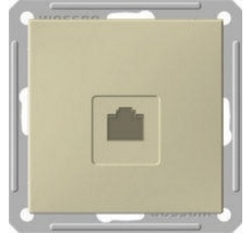 Розетка встраиваемая Ethernet RJ-45 (слоновая кость) Systeme Electric RSI-152K5E-2-86