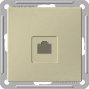 Розетка встраиваемая Ethernet RJ-45 (слоновая кость) Systeme Electric RSI-152K5E-2-86