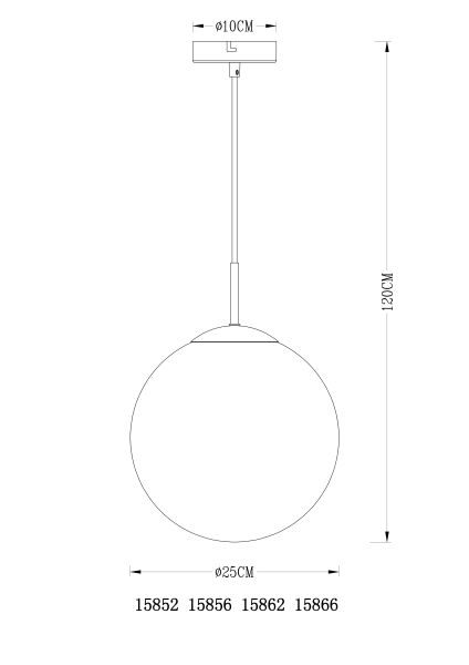 Подвесной светильник Globo Varus 15862_GL