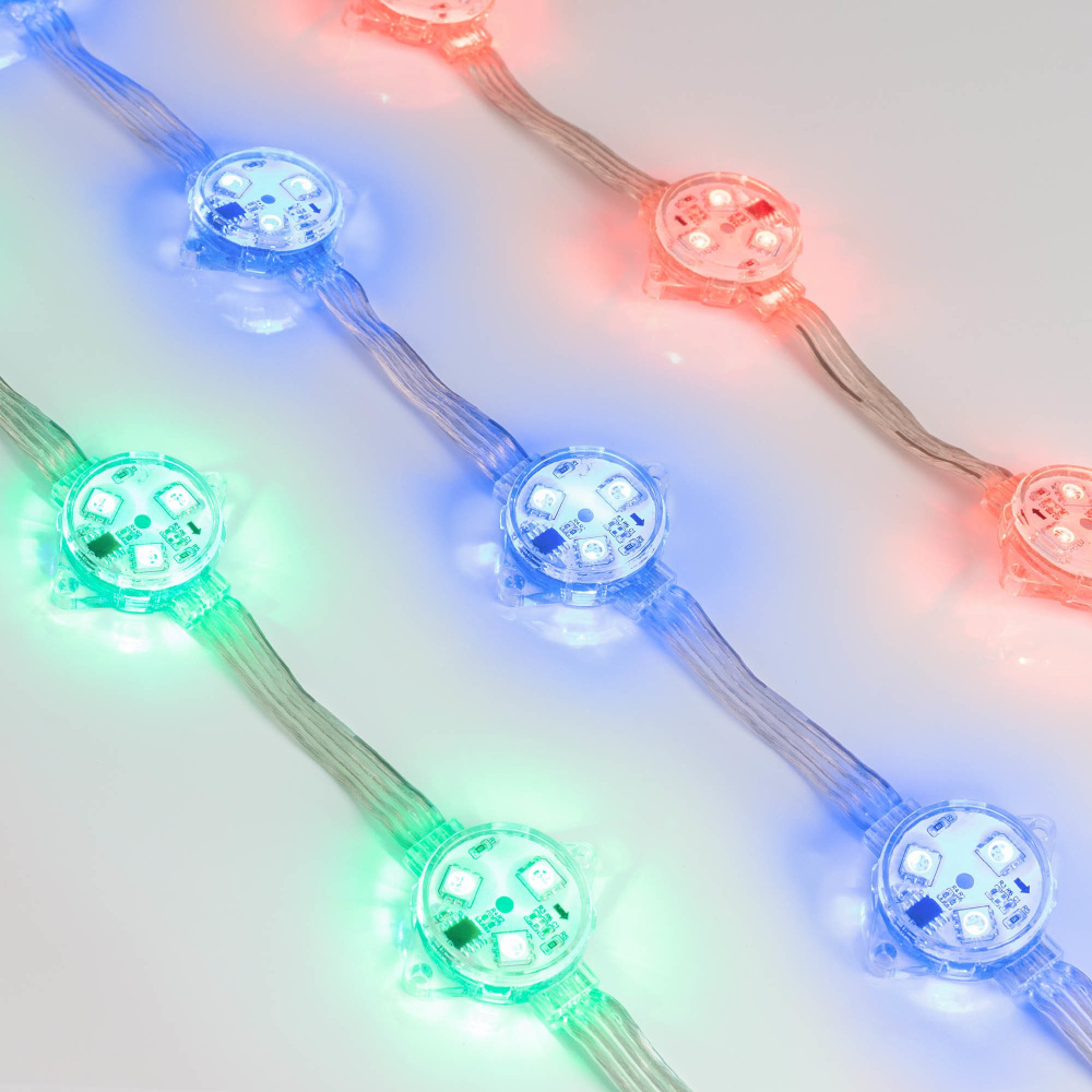 Модуль управляемый DMX-B3-D30 12V RGB (0.72W, IP68, 140 deg) ( Arlight 036772_ARL