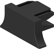 Заглушка пластиковая для шинопровода, черный Feron 41886_FR