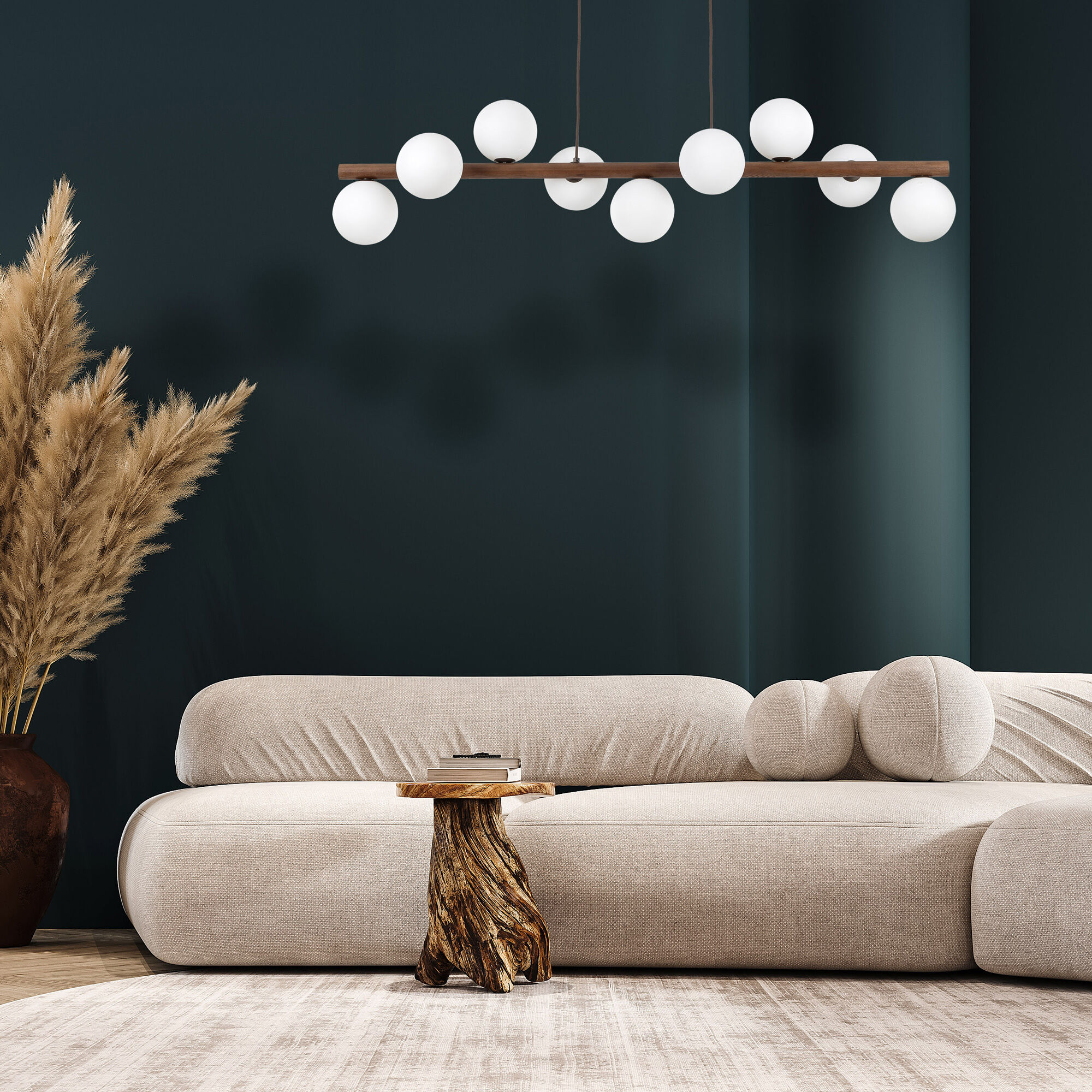 Подвесная люстра TK Lighting Estera Wood a068339_EU