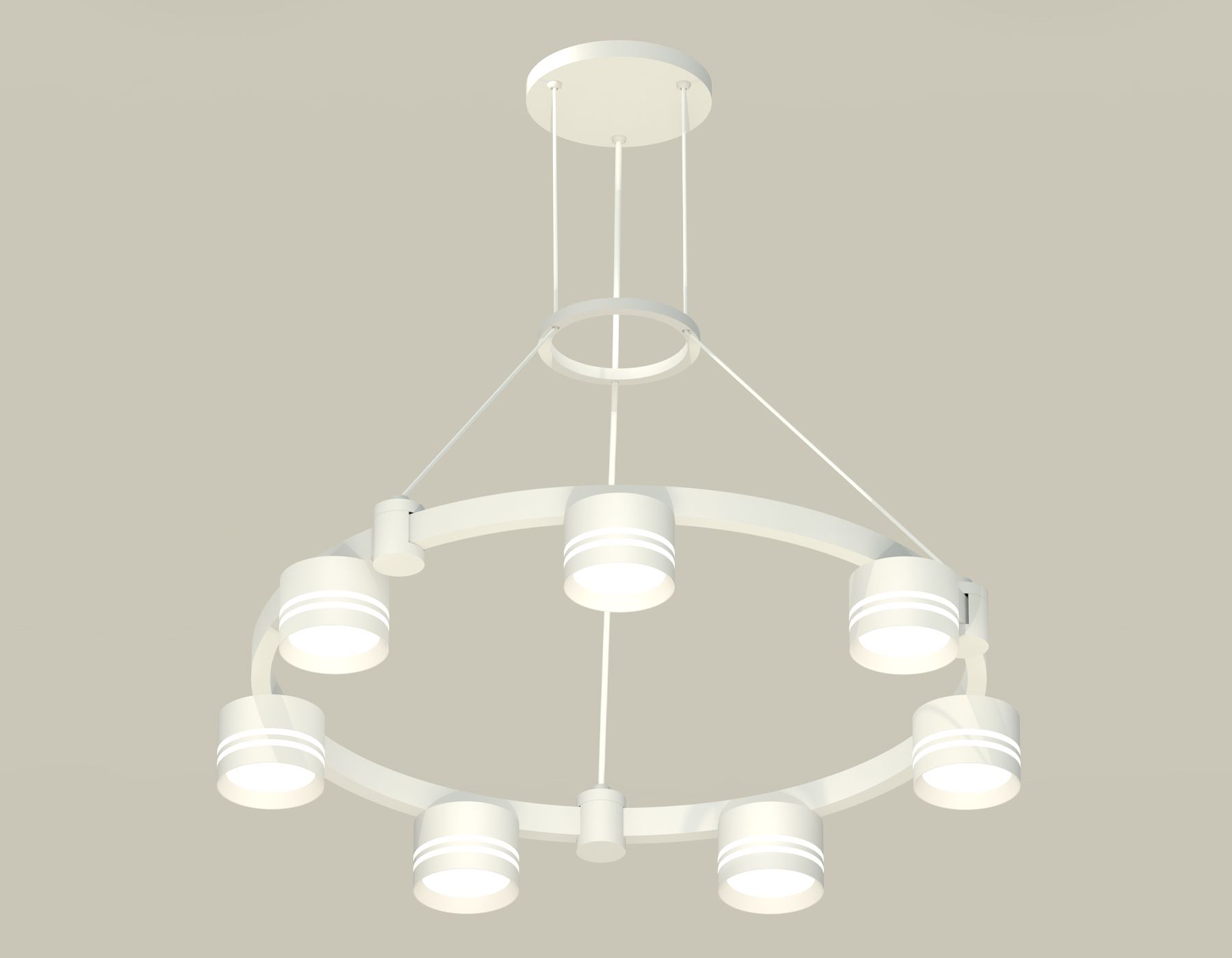 Подвесная люстра Ambrella light с акрилом Techno Ring Traditional DIY XR92031603_AMB