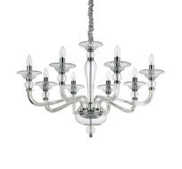 Подвесная люстра Ideallux DANIELI SP8 TRASPARENTE_IL