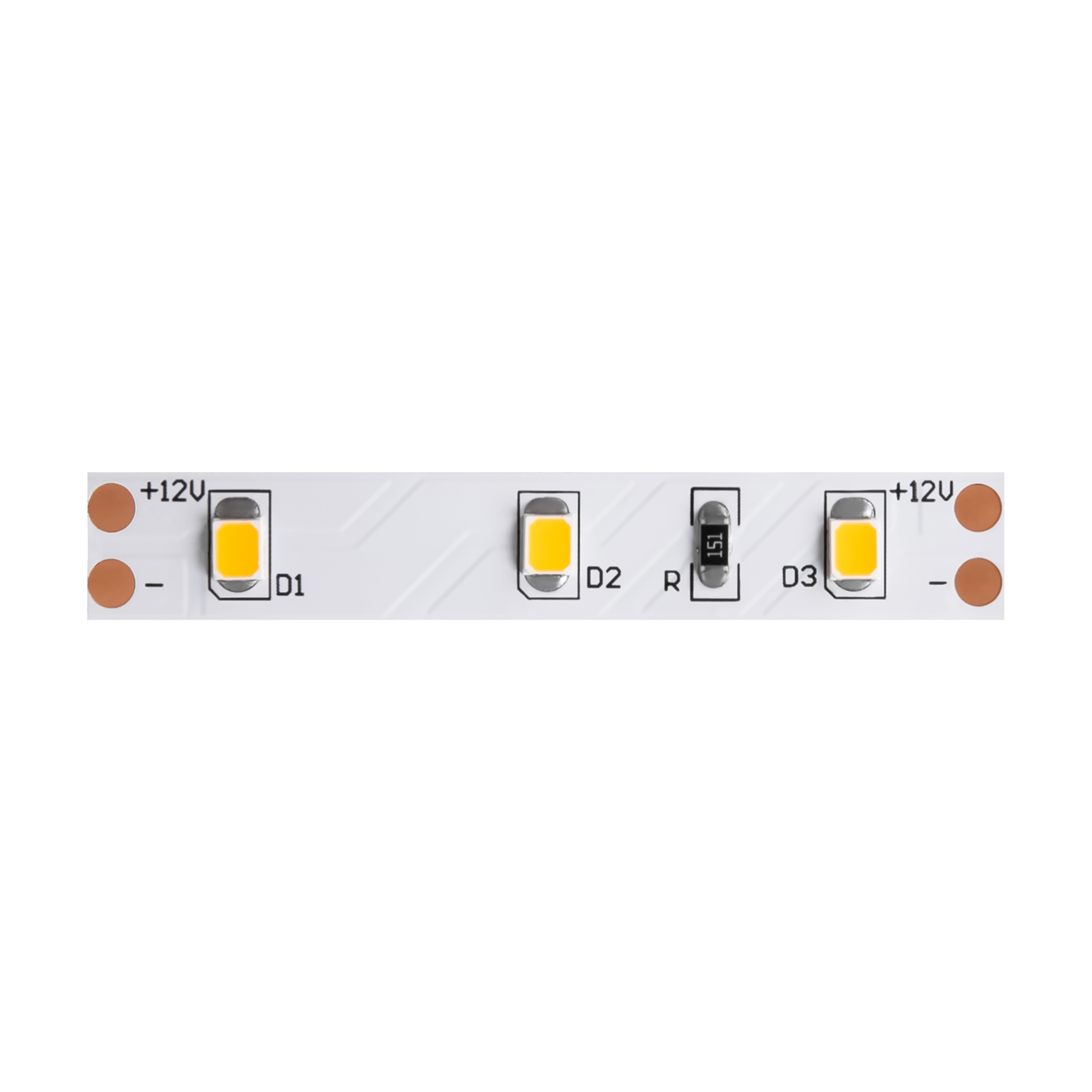 Светодиодная лента LSM 12V 2835 4,8 Вт теплый белый 10102_MY