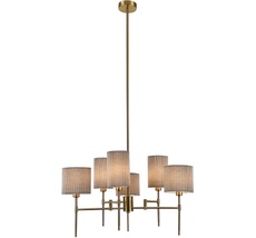 Потолочная люстра на штанге (13033/6R Brass) Indigo V000536