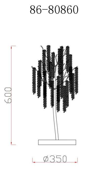 Настольная лампа Garda Decor 86-80860