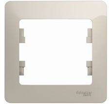 Рамка на 1 пост (молочный) Systeme Electric GSL000901