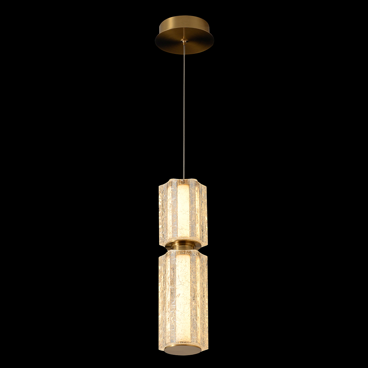 Подвесной светильник Crystal Lux ANTIQUE SP23W LED BRASS_CR