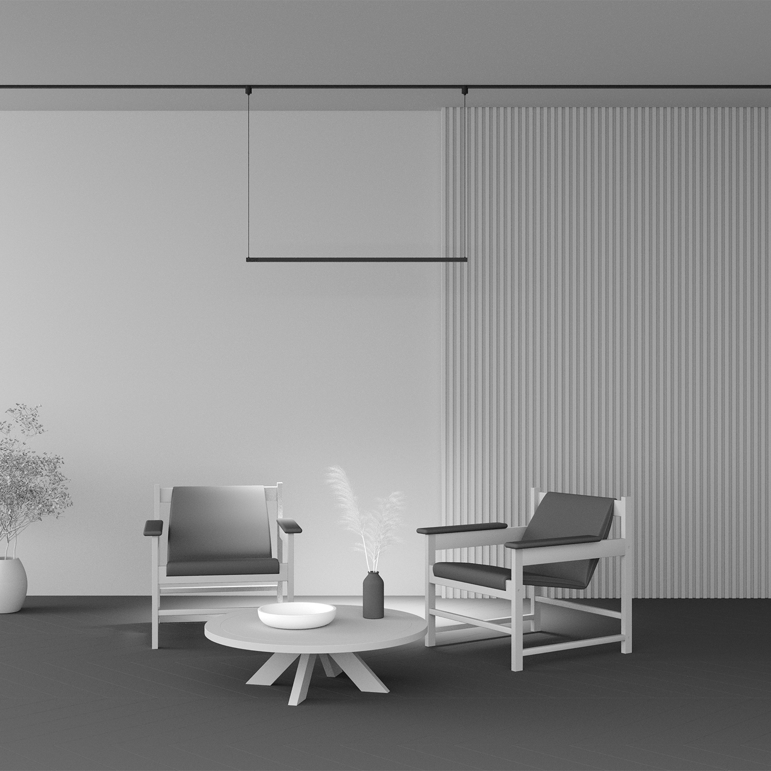 Трековый подвесной светильник Maytoni Technical Points TR169-1-52W3K-M-B_MY