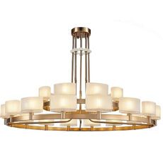 Потолочная люстра Newport 4338+16/C  new gold_NP