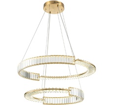 Подвесная люстра светодиодная (12015/2PL Brass) Indigo V000076L