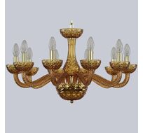 Подвесная люстра Bohemia Ivele Amber 1311/10/240 G Am/Amber/M-1F_BI