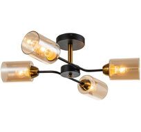 Потолочная люстра на штанге Escada 1131/4P Black/Gold_ESC