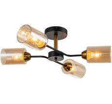 Потолочная люстра на штанге Escada 1131/4P Black/Gold_ESC