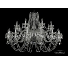 Хрустальная люстра Bohemia Ivele 1402/16+8/460 Ni_BI