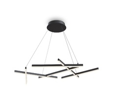 Подвесная люстра Maytoni Line MOD016PL-L80BK_MY