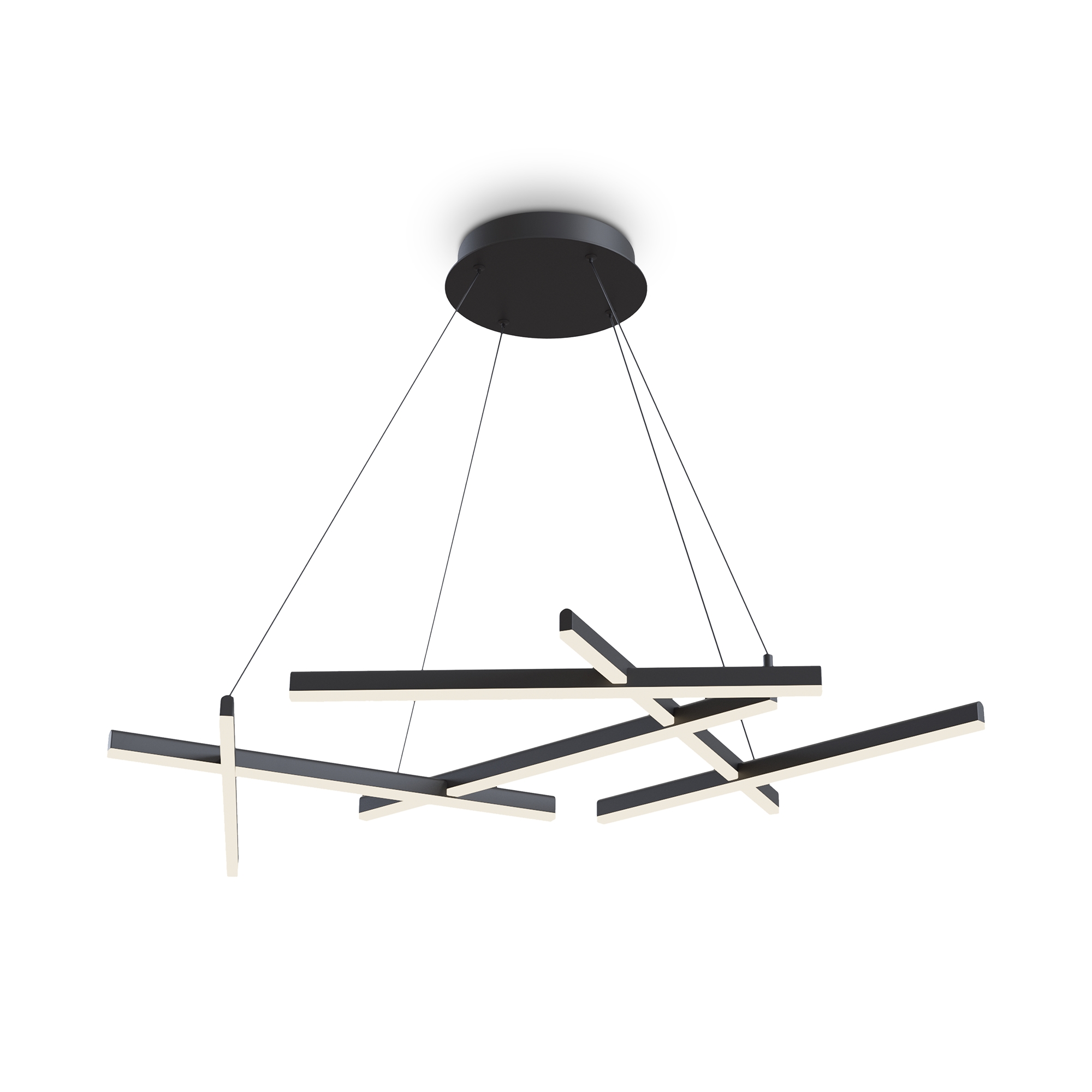Подвесная люстра Maytoni Line MOD016PL-L80BK_MY