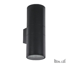 Уличный настенный светильник Ideallux GUN AP2 BIG NERO_IL
