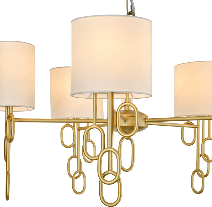 Люстра подвесная длиной 70 см (13026/5P Gold) Indigo V000479