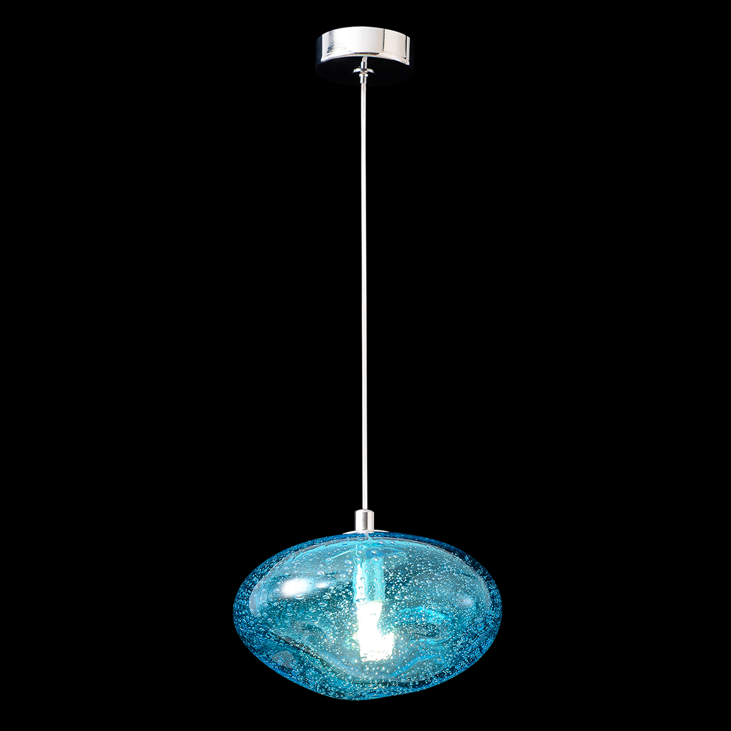 Светильник подвесной Crystal Lux FORMLESS SP1 BLUE_CR