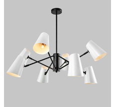 Потолочная люстра на штанге Imex MD.23670-8-P-BK_IM