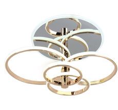 Потолочная люстра (+ночной режим) светодиодная с пультом Escada 10213/4LED BL Chrome_ESC