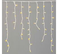 Гирлянда Бахрома 3,2 х 0,9 м Желтая, 168 LED, Белый Провод Каучук, IP65 LTC LL168-8-2Y