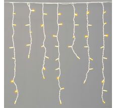 Гирлянда Бахрома 3,2 х 0,9 м Желтая, 168 LED, Белый Провод Каучук, IP65 LTC LL168-8-2Y