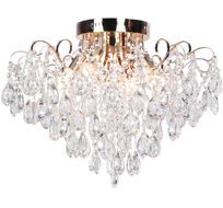 Потолочная люстра хрустальная E14*60W Escada 1120/6PL Gold_ESC