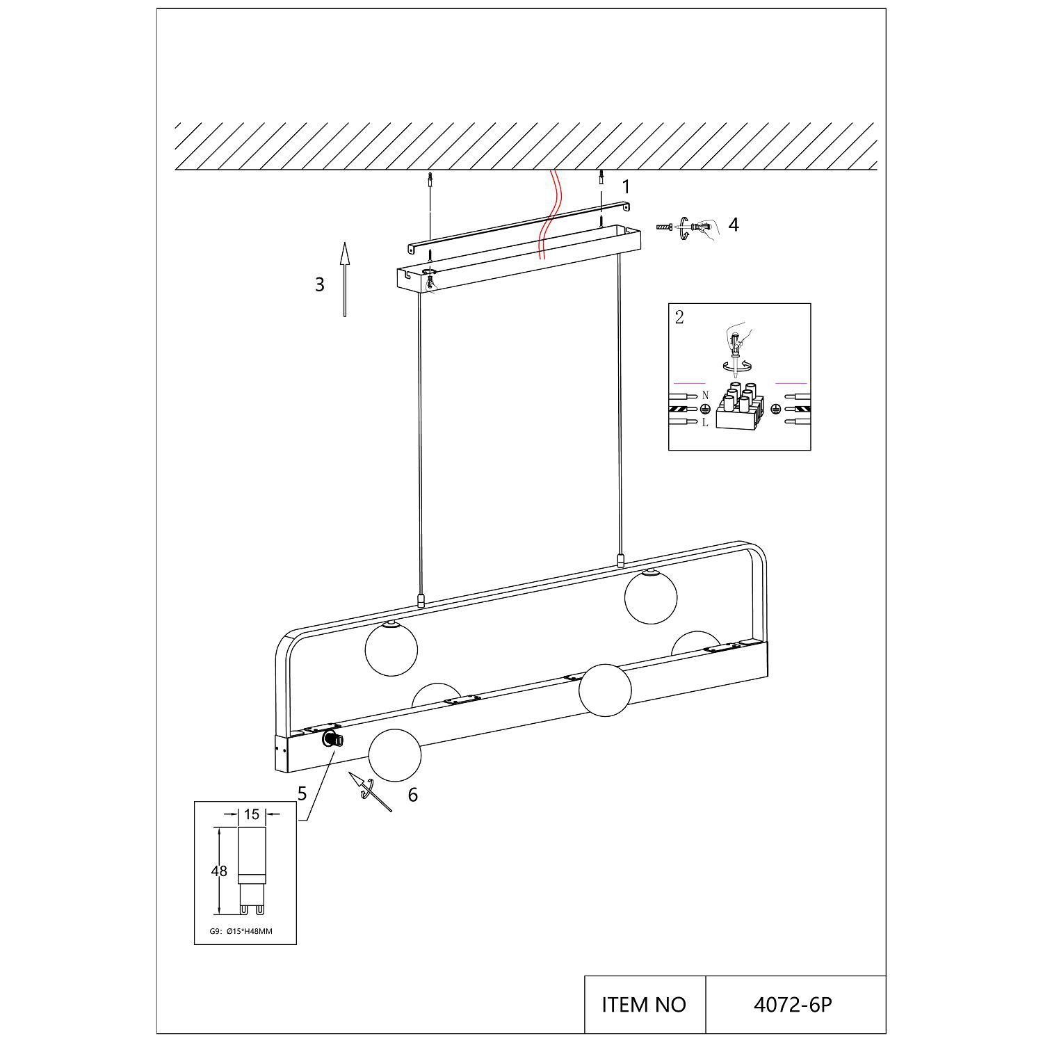 Подвесная люстра Favourite Fitirum 4072-6P