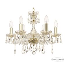 Хрустальная люстра Bohemia Ivele Crystal 117/6/165 G_BI